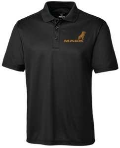 Mack Clique by Cutter and Buck Polo with Copper Logo - Black